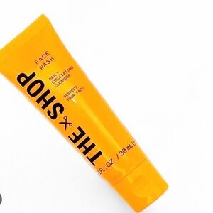 THE SHOP Face Wash Daily Exfoliating Cleanser RESPECT YOUR FACE 1 OZ SMOOTH SKIN
